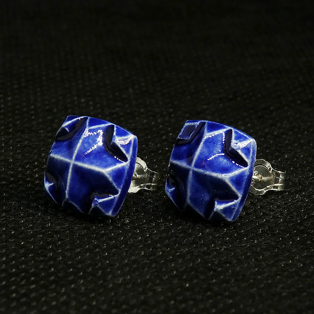 Handmade Ceramic Stud Earrings